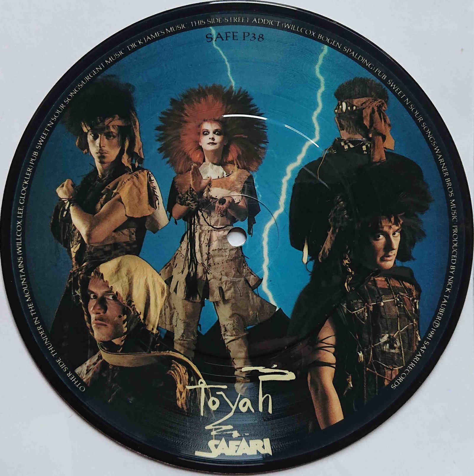 SAFE P 38 Thunder in the mountains Toyah Willcox  Back cover of SAFE P 38